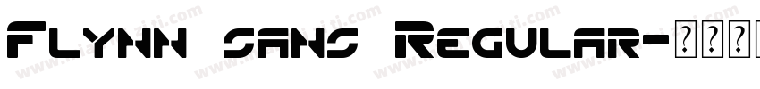 Flynn sans Regular字体转换